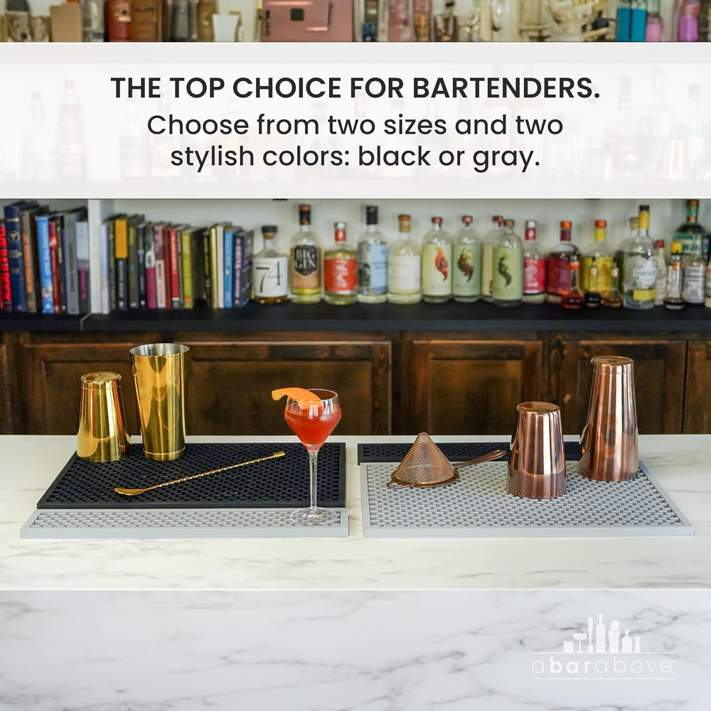 A Bar Above Bar Mat for Countertop, Food Safe Silicone, 12 x 18 Inch | Commer...