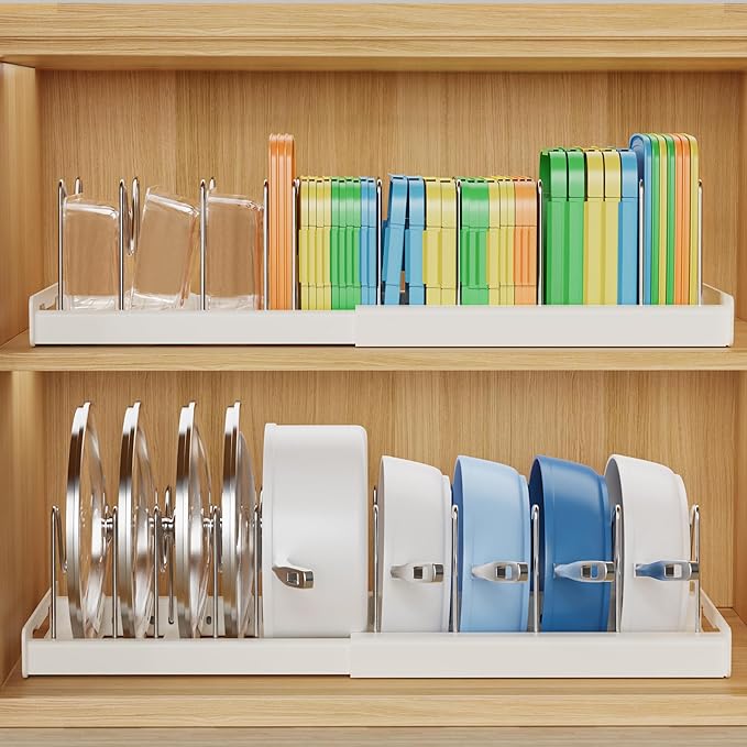 Nigelia 2 Pack Pots and Pans Organizer