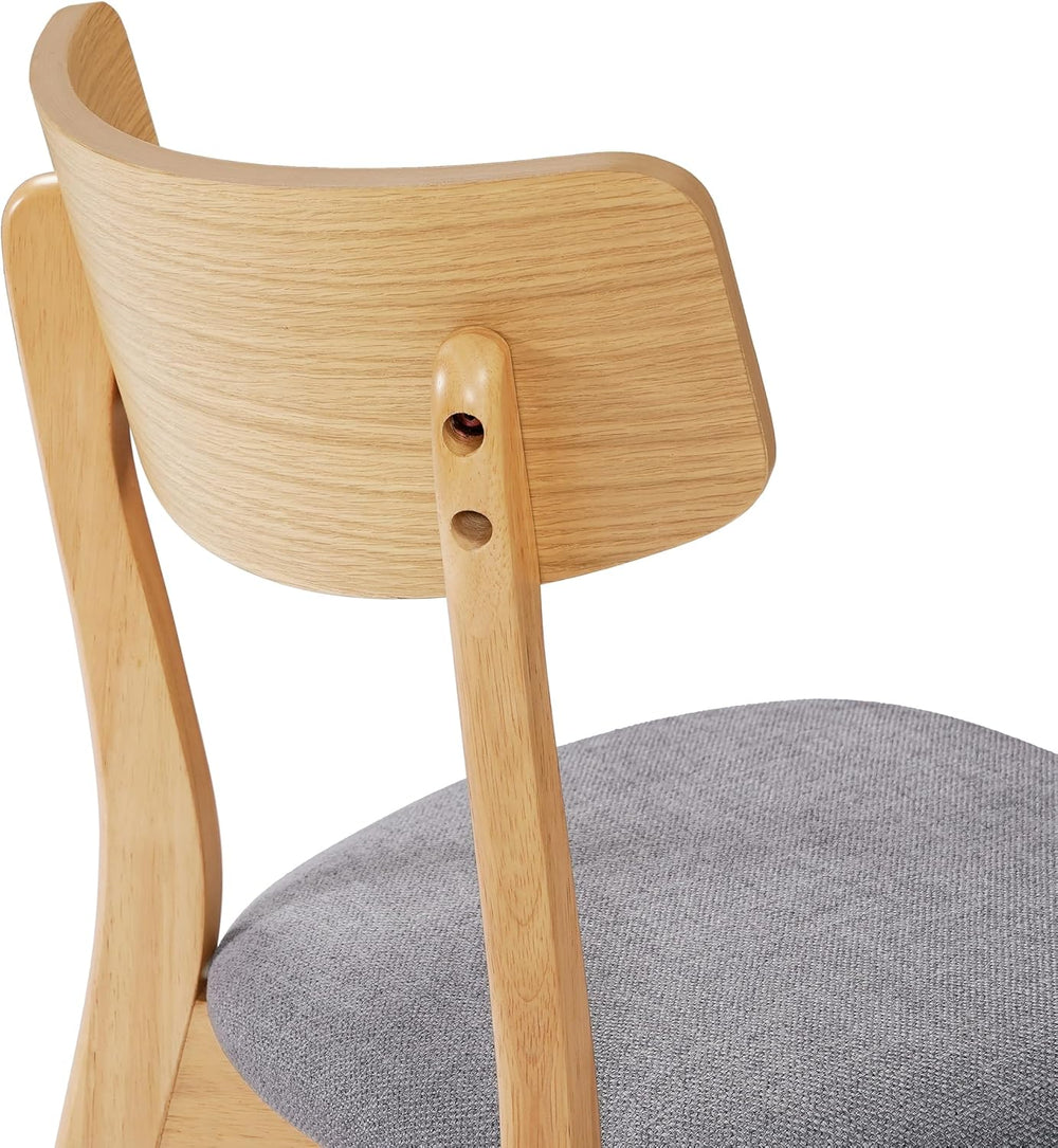 Dining Chairs Set of 2, Dining Room Chairs with Walnut Finished Frame | Kitch...