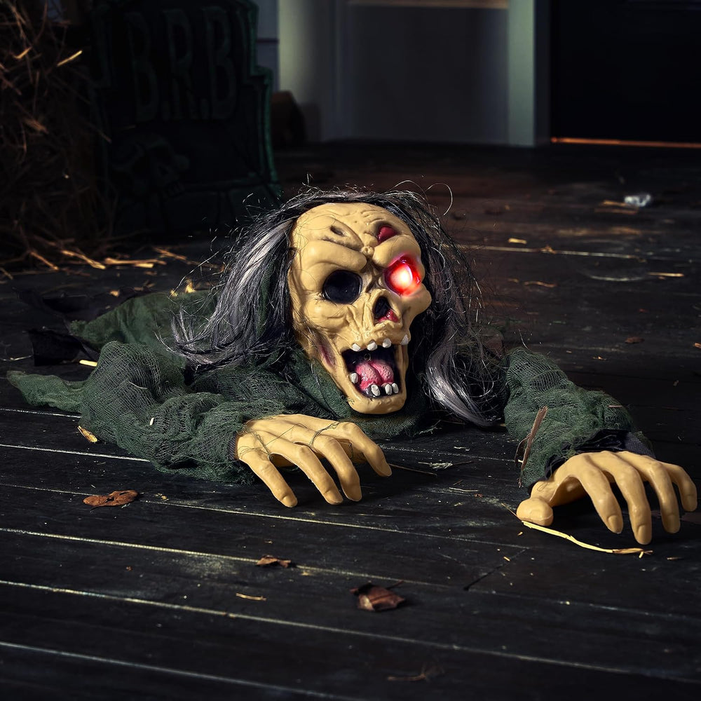 JOYIN Halloween Outdoor Decoration Zombie Groundbreaker, Outside Halloween Gr...
