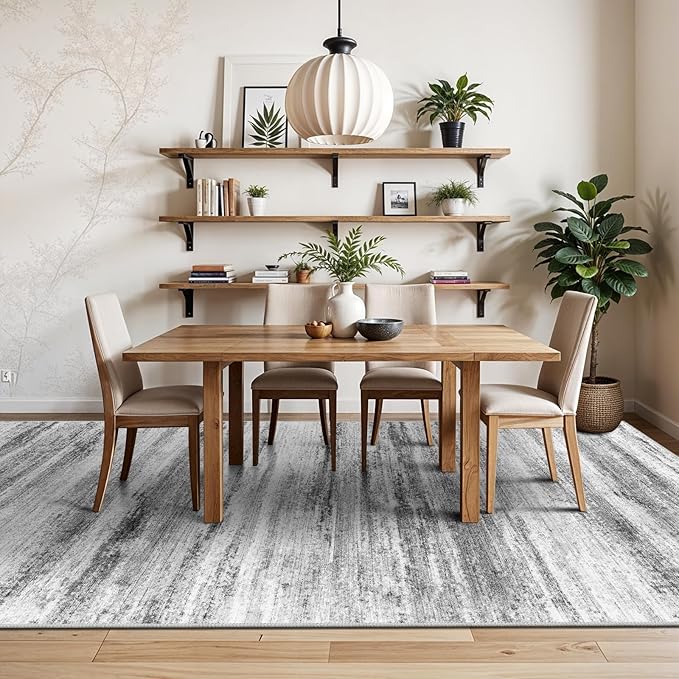 6x9 Area Rug for Living Room: Non-Slip Washable Rugs for Dining Room Bedroom