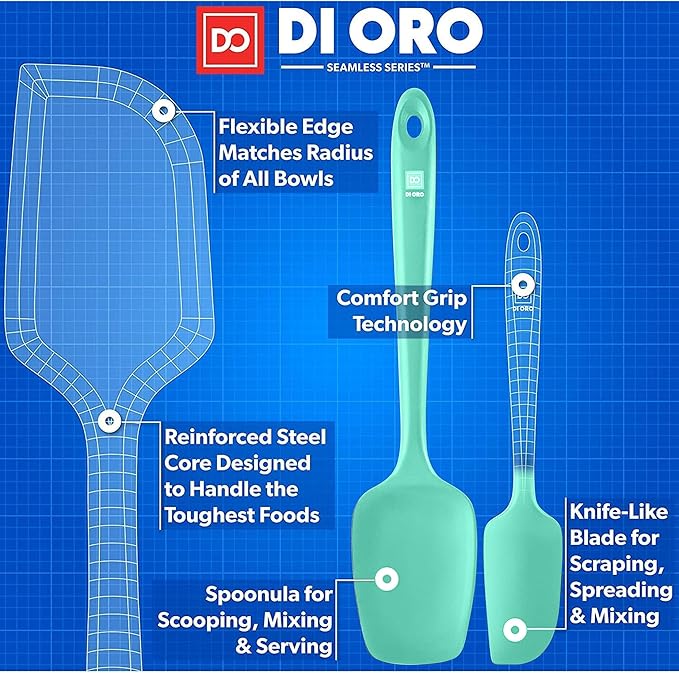 DI ORO Silicone Spatula Set