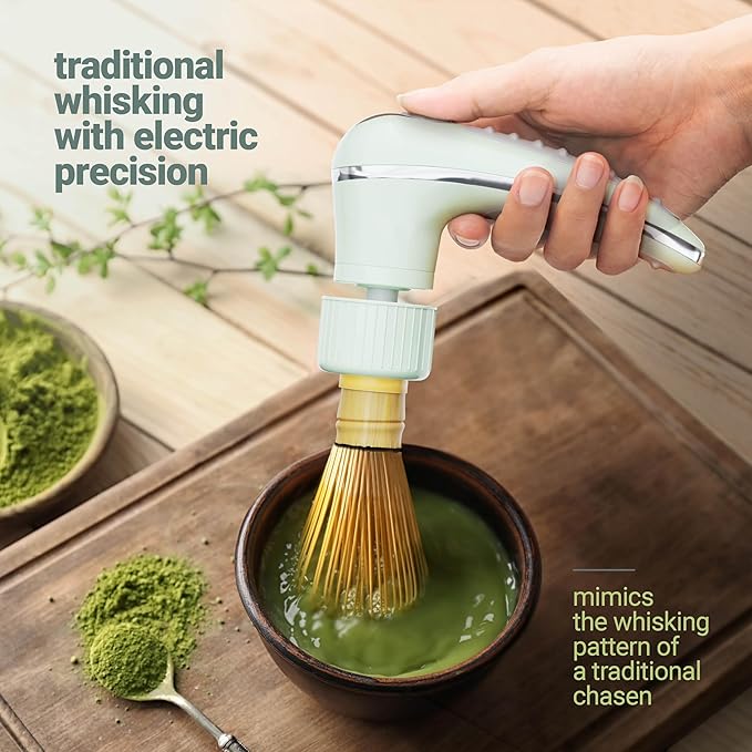 Matcha Mate Electric Powered Bamboo Whisk