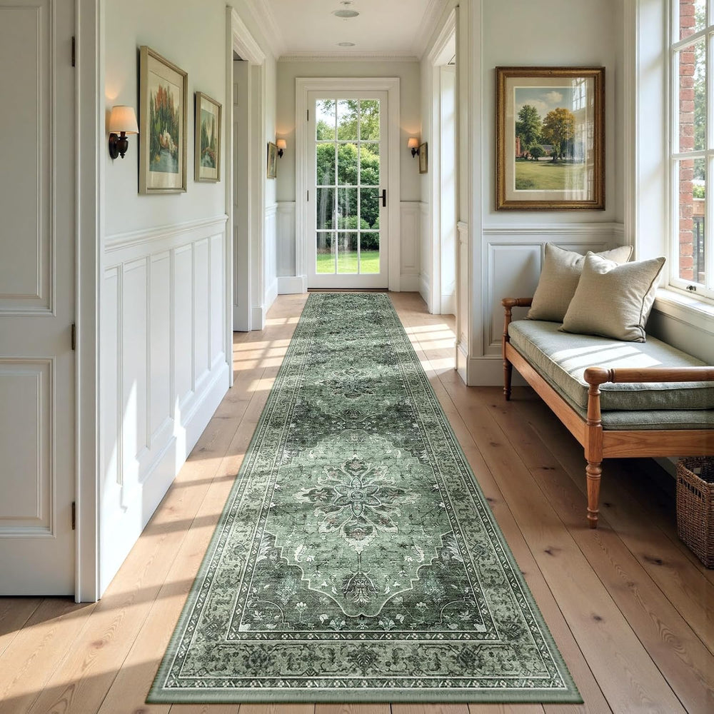 RELEANY Area Rugs 2'6''x12' Runner Rug Non Slip Washable