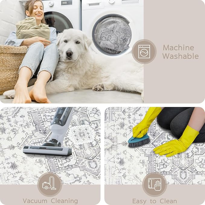 Area Rug 8x10 Washable Area Rugs
