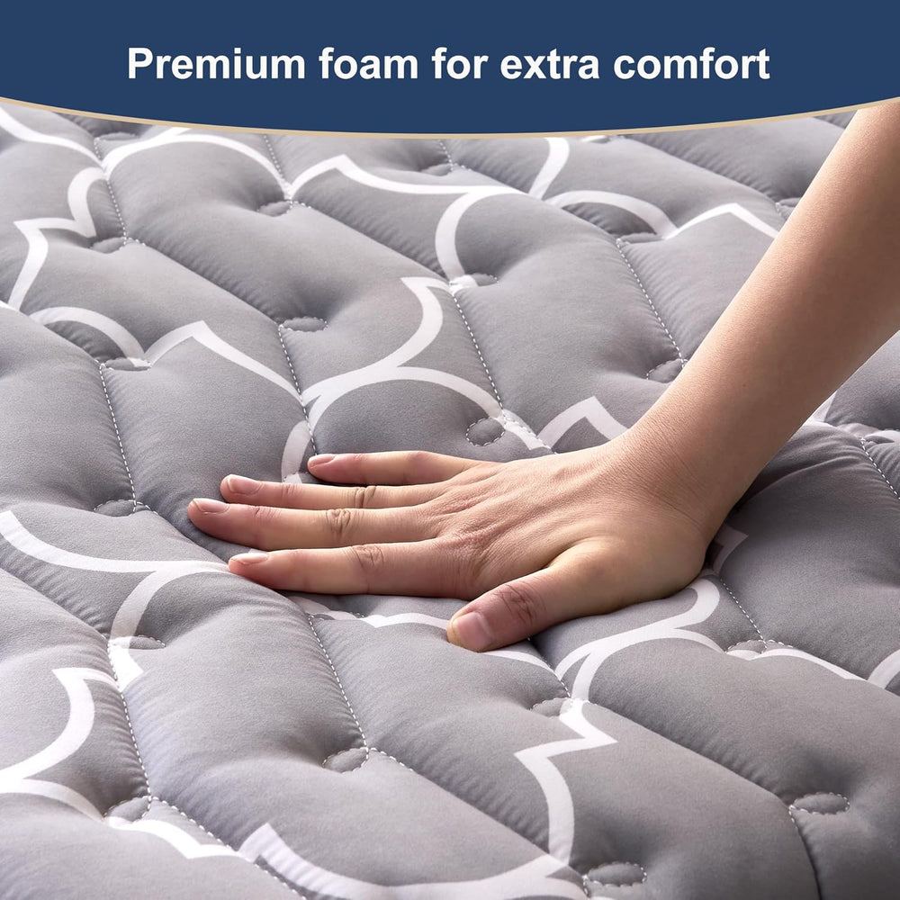 6th Generation Japanese Floor Futon Mattress - Extra-Thick 9-Layer Modern Fut...