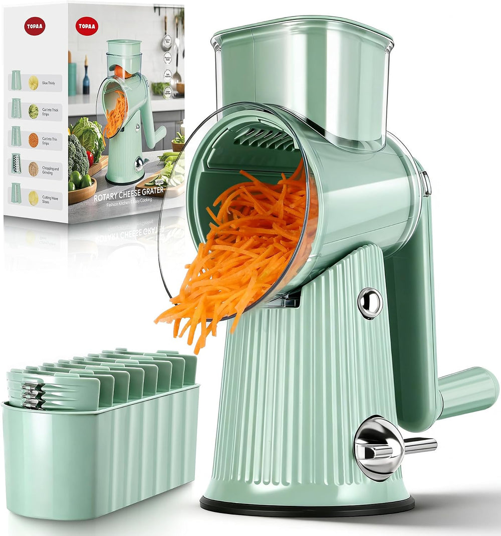 Rotary Cheese Grater with Handle