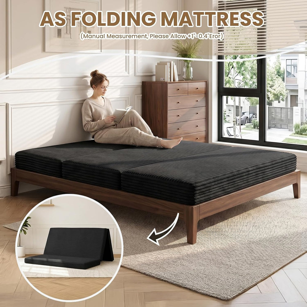 Boneless Loveseat Sofa Bed,Small Couch Bed Futon Sleeper Sofa,Convertible Pul...