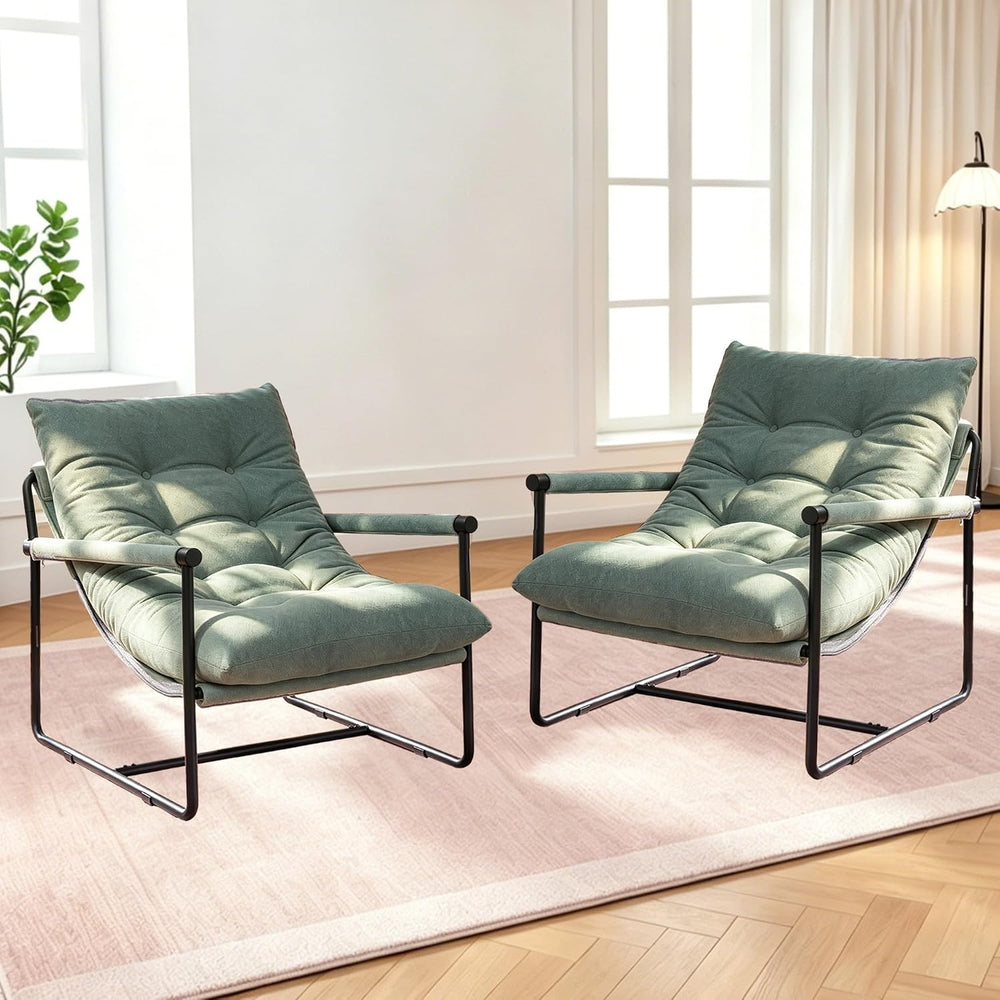 Accent Chair, Comfy Living Room Chair with Soft Cushion, Upholstered Armchair...