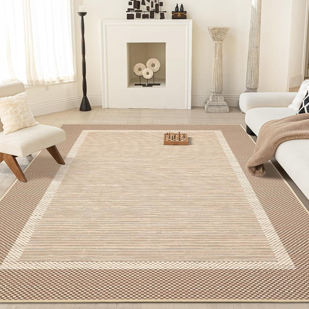 ILANGO Jute Area Rugs for Outdoor, Patio Woven Washable Rugs 5'x7', N...