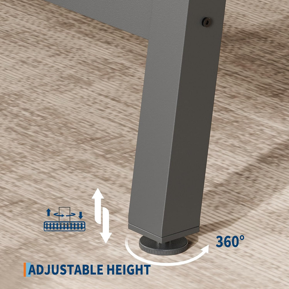 GarveeHome Industrial Dining Table for 6-8 People, 70.87" Long Large Kit...