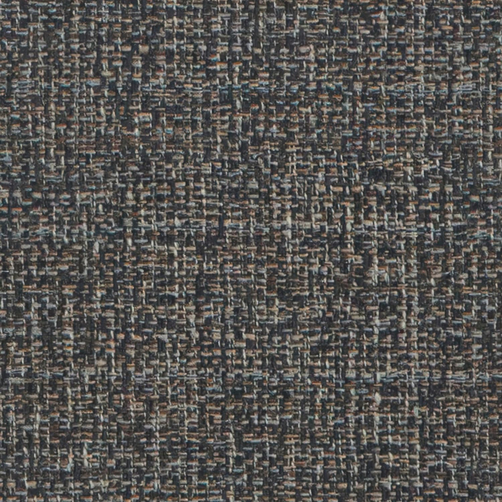 SIMPLIHOME Milltown 27" Wide Tweed Rectangle Ottoman in Ebony