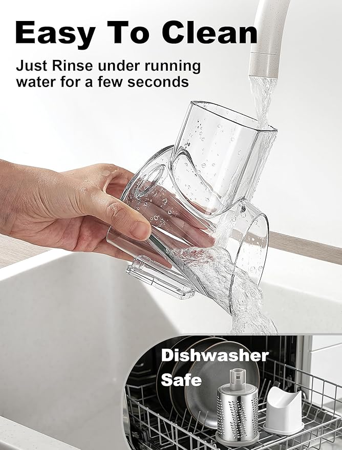 Geedel Rotary Cheese Grater Vegetable Shredder