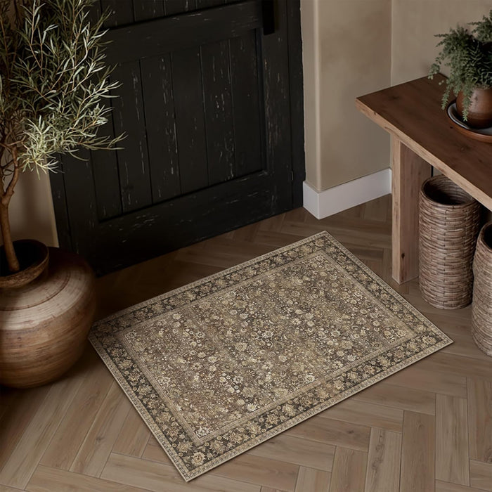 HUGEAR 2 Piece 2x3/2x6 Washable Rug for Entryway