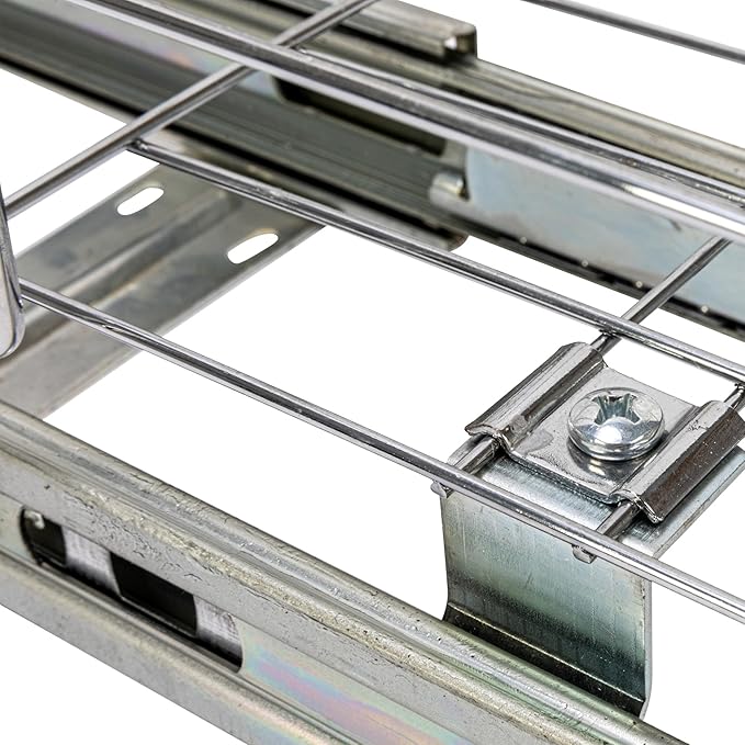 Household Essentials Glidez Multipurpose Chrome-Plated Steel Pull-Out/Slide-Out