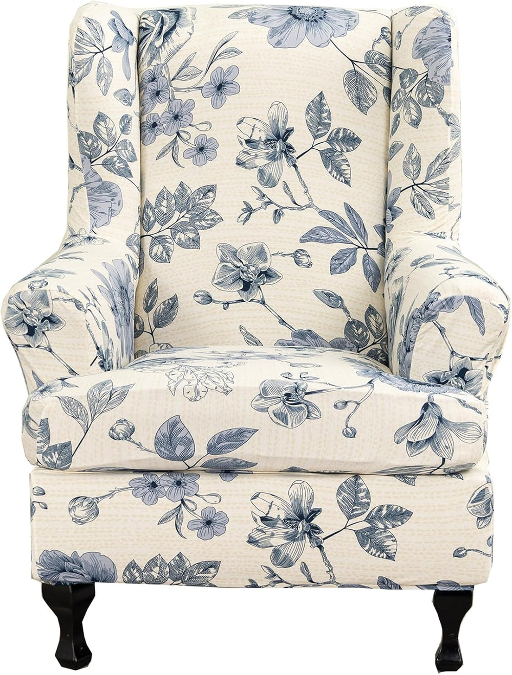CRFATOP Wingback Chair Covers Stretch Armchair Slipcovers for Living Room