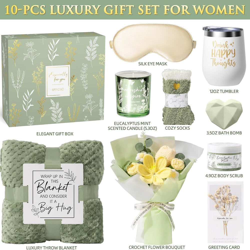Birthday Gifts for Women, Spa Self Care Package Get Well Soon Gift Baskets | ...