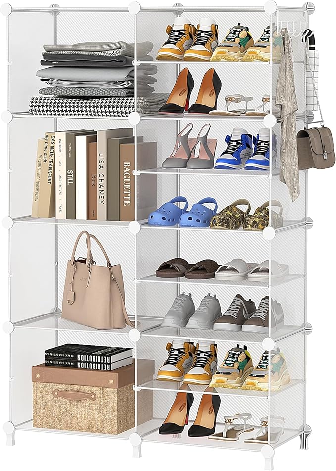 AWTATOS Closet Organizer 8 Cube Storage Shelves Clothes Organizers Closet