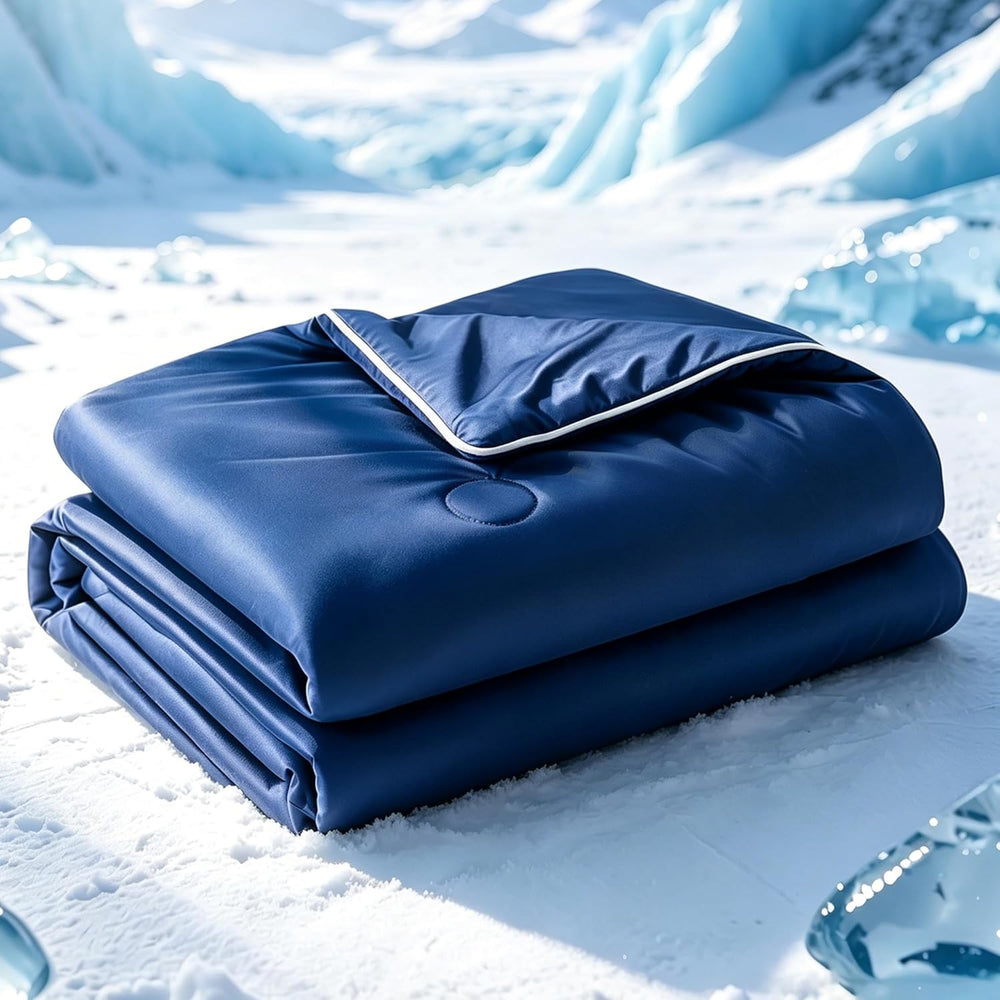 SheRest Cooling Blanket Full/Queen,Ice Silk Comforter for Hot Sleepers
