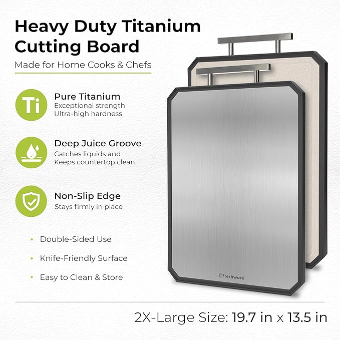 Freshware Titanium Cutting Board