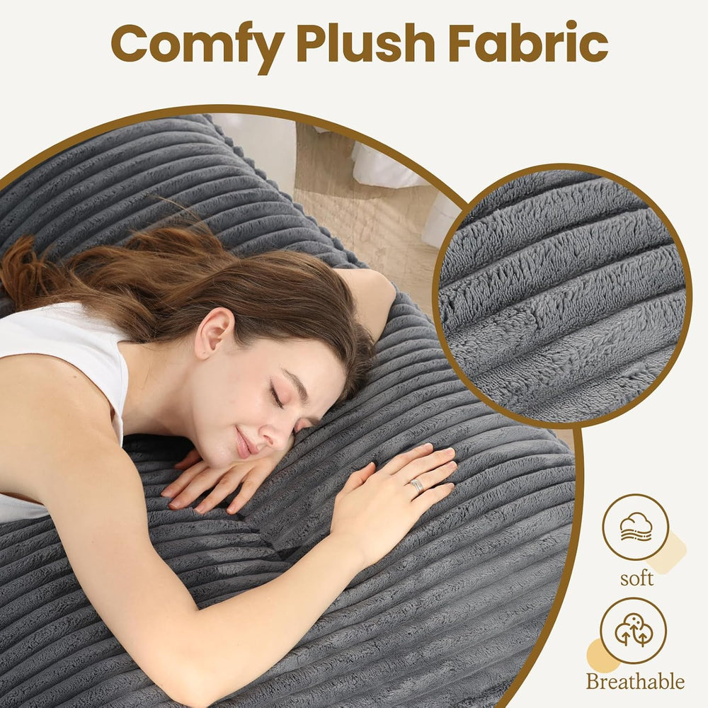 10" Futon Mattress Queen Size, Ultra Thick Futons Sofa Couch Bed Sleeper...