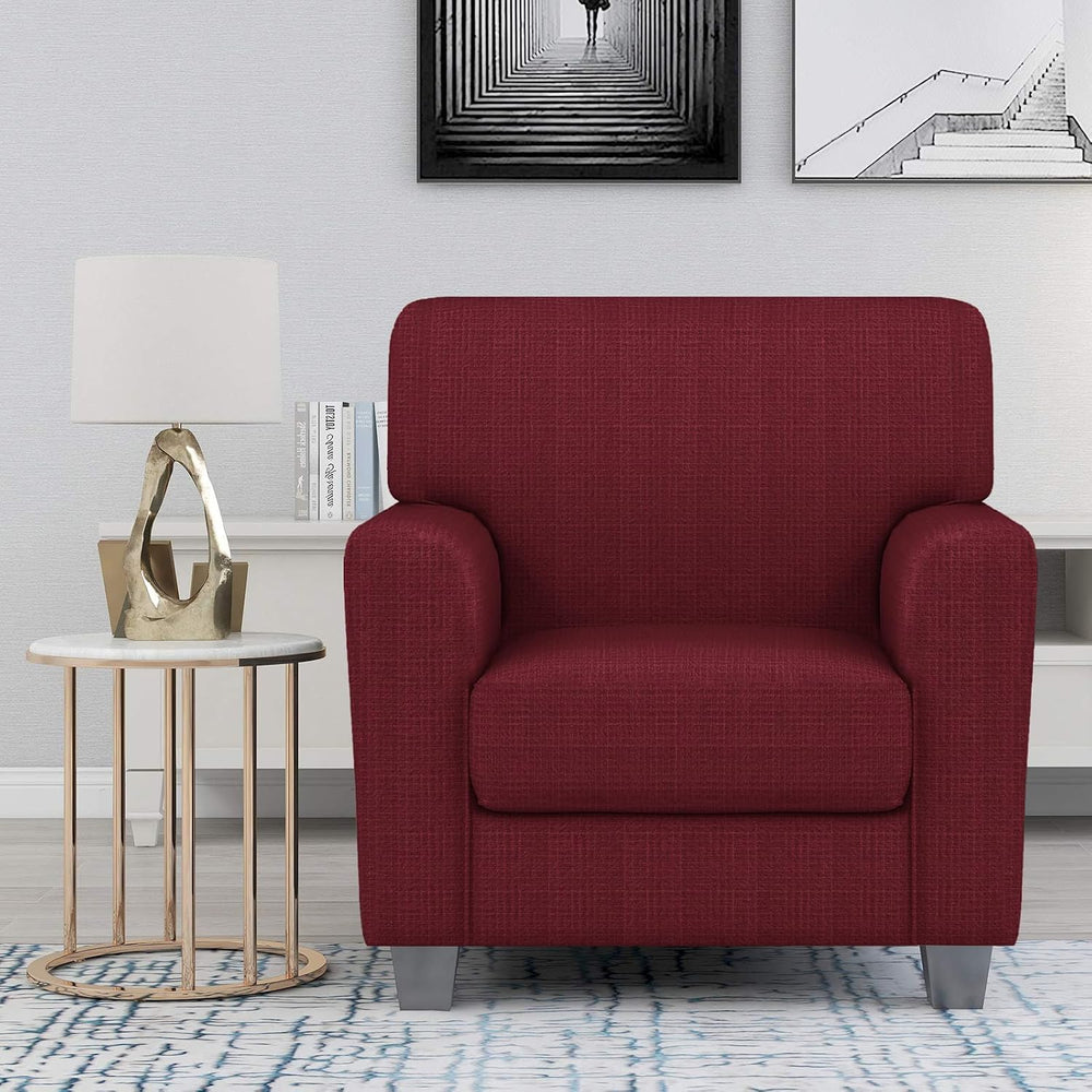 ZNSAYOTX 2 Piece Chair Covers for Living Room with Arms Anti Slip Stretch Arm...
