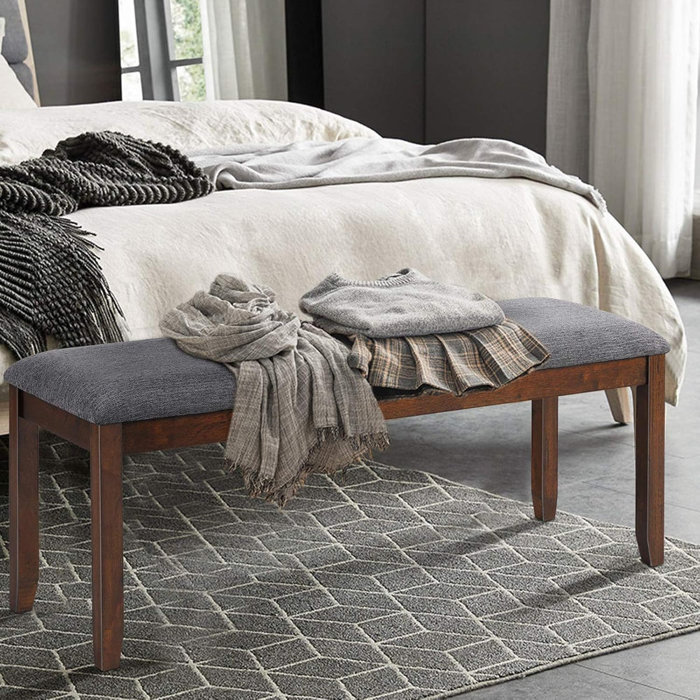 Giantex Dining Room Bench with Upholstered Padded Seat, 660lbs Capacity, 47.5...