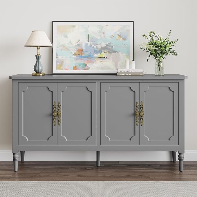 RoyalCraft 59'' Sideboard Buffet Cabinet with Storage, Modern Buffet ...