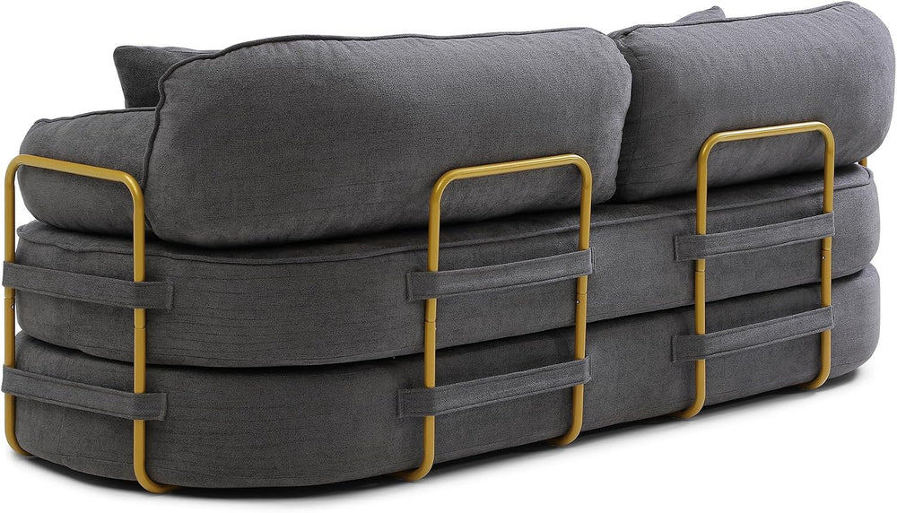 HANXIN 78.3'' Futon Sleeper Sofa Bed, Boneless Couch for Living Room,...