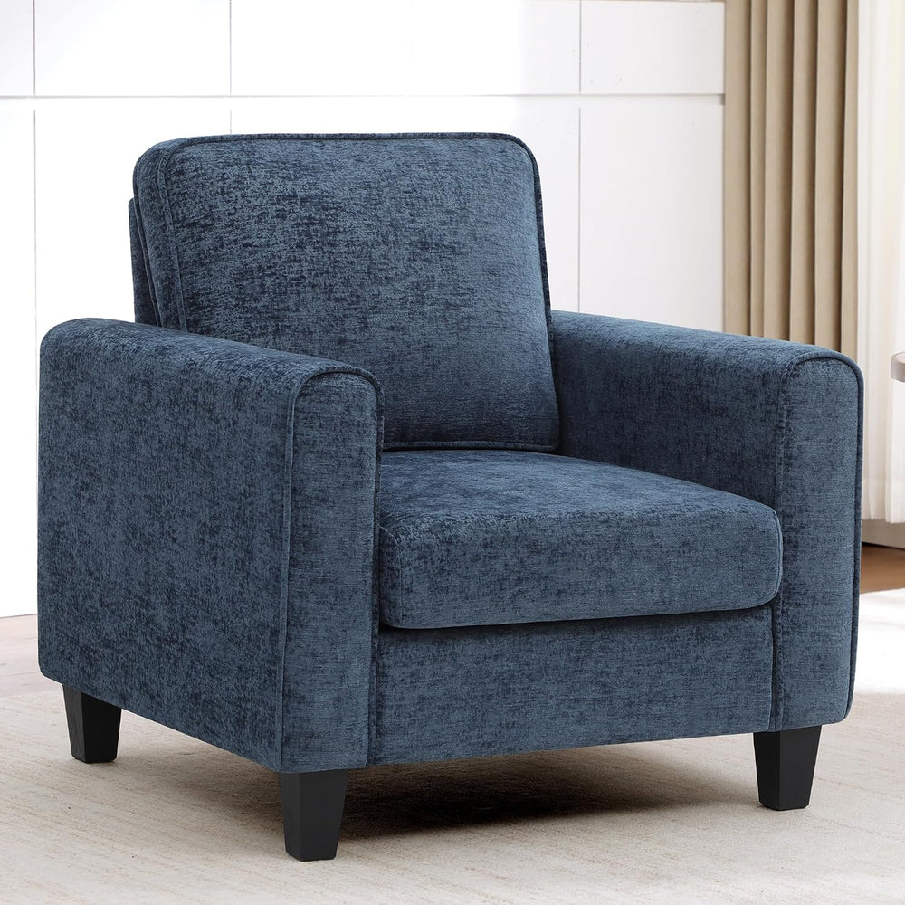 Accent Chairs for Living Room, Upholstered Living Room Chairs, Mid Century Mo...