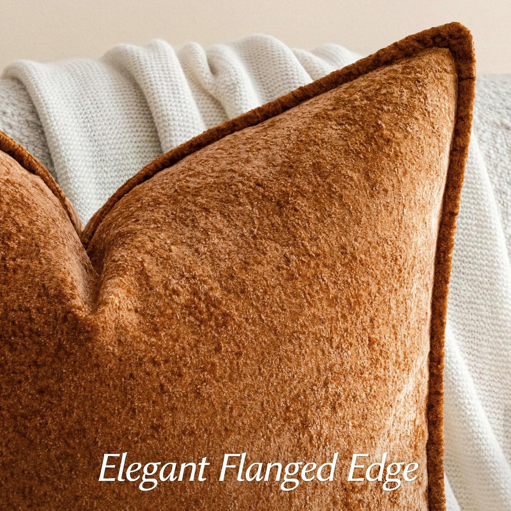 a moment Throw Pillow Covers 20X20 Inch 4 Packs,Soft Velvet Decorative Pillow...
