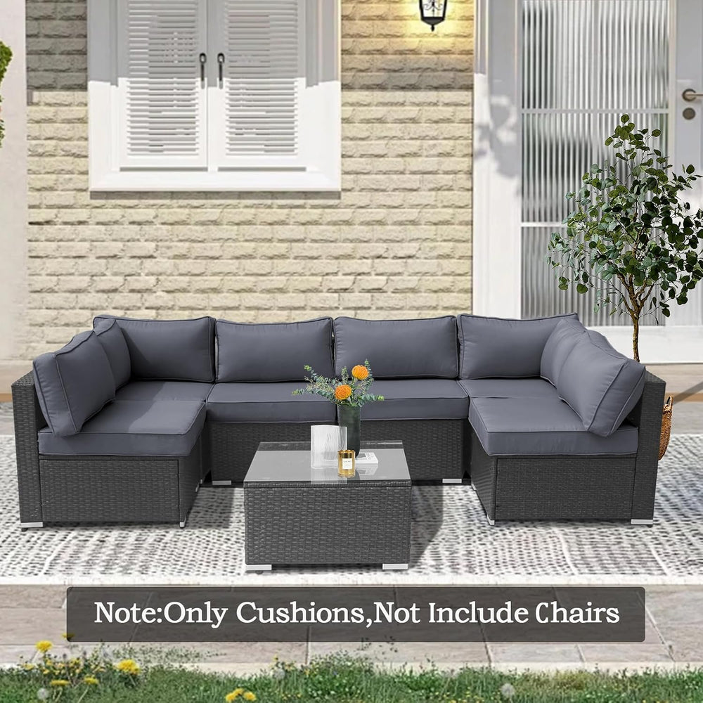 14Piece Outdoor Sofa Cushion Replacement, Patio Furniture Waterproof Cushion ...