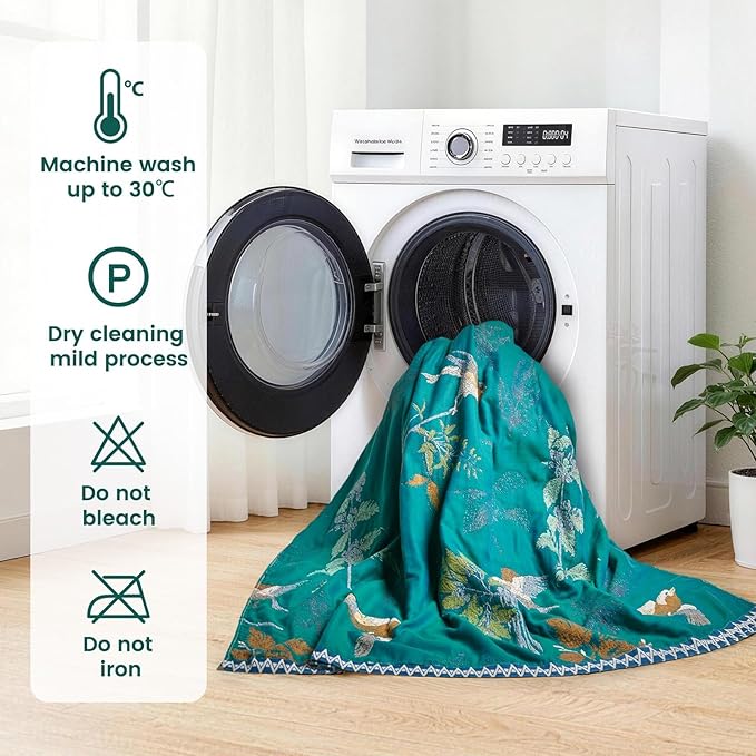 MSGKV The Boho Layer: 60"x80" Cotton Throw Blanket – Full Size