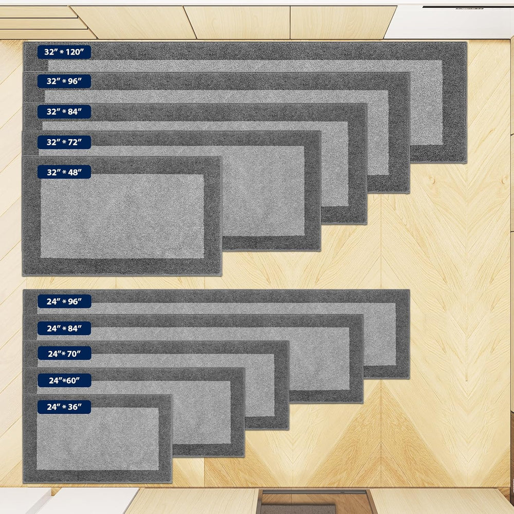 Kitchen Rug 24" x 70", Hallway Runner Rug for Floor Roll Packing | ...