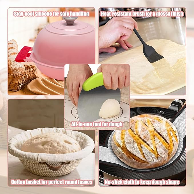 6QT Enameled Cast Iron Dutch Oven