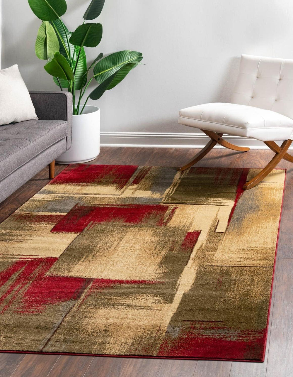 Unique Loom Barista Collection Area Rug - Timor (6' 1" x 9' Rect...