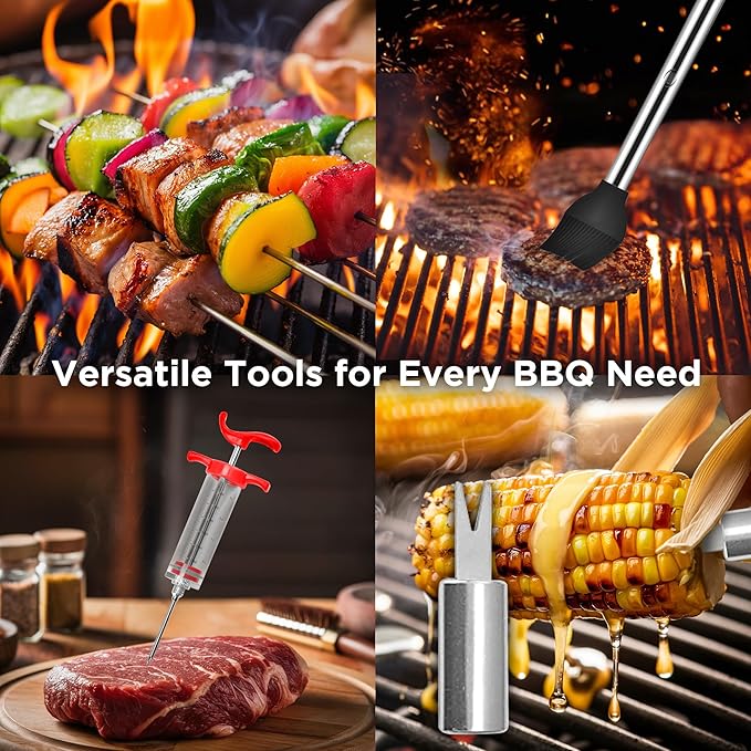 Kaluns BBQ Accessories, Complete Grill Set Dad Gifts