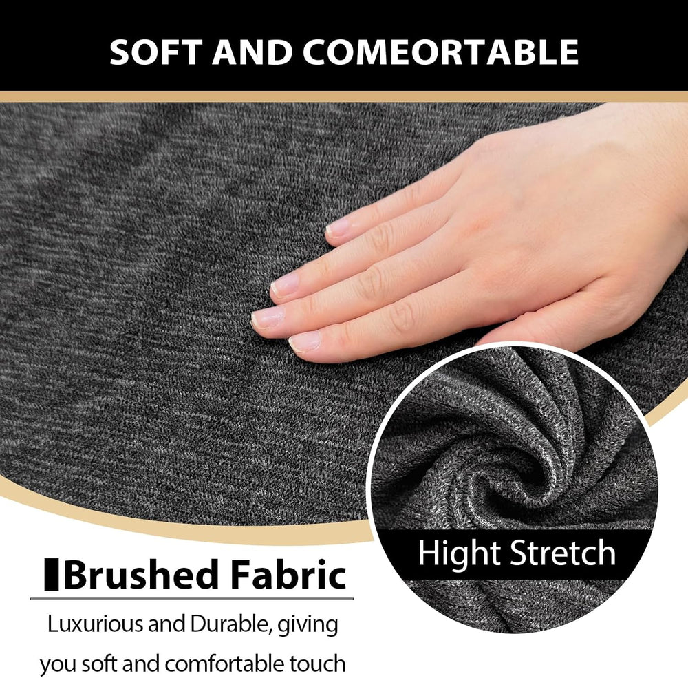 Sofa Cover 2 Pieces T Cushion Chair Covers with Arms Super Stretch Chair Slip...