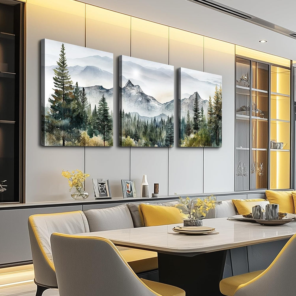 MHARTK66 3 Piece Framed Canvas Art Prints Wall Art for Living Room Modern Wal...