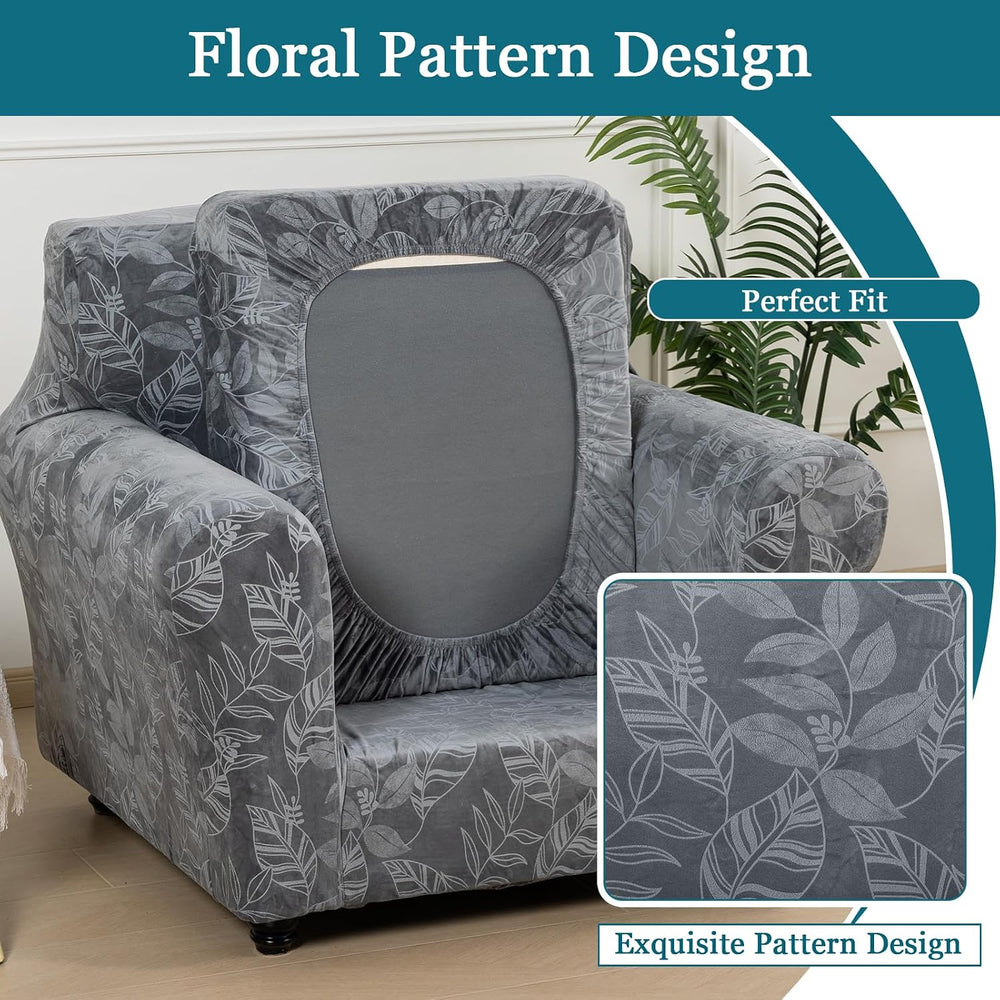 FUANGUI 2 Piece Chair Covers Armchair Arm Covers Chair Couch Covers