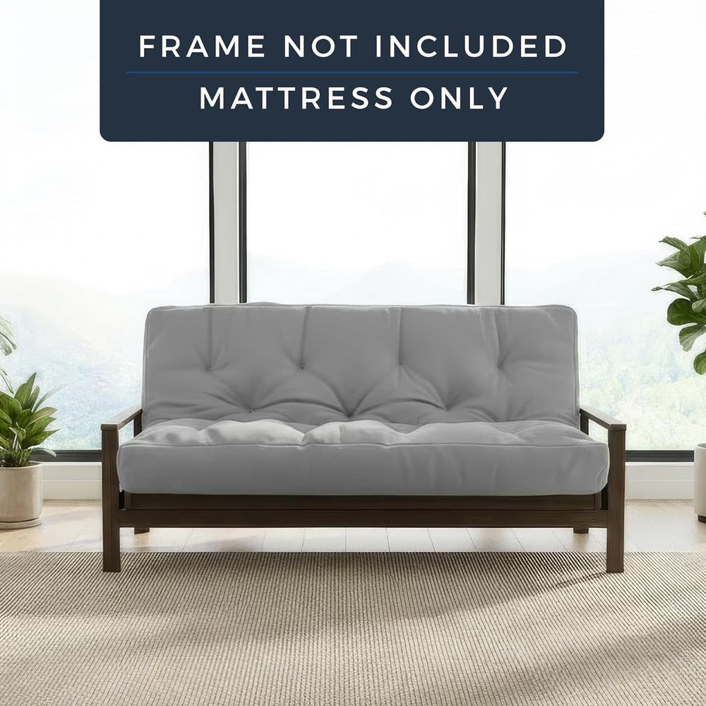 Loosh Home | 10" Queen Size Futon Sofa Bed Pocket Coil Foam Mattress - U...