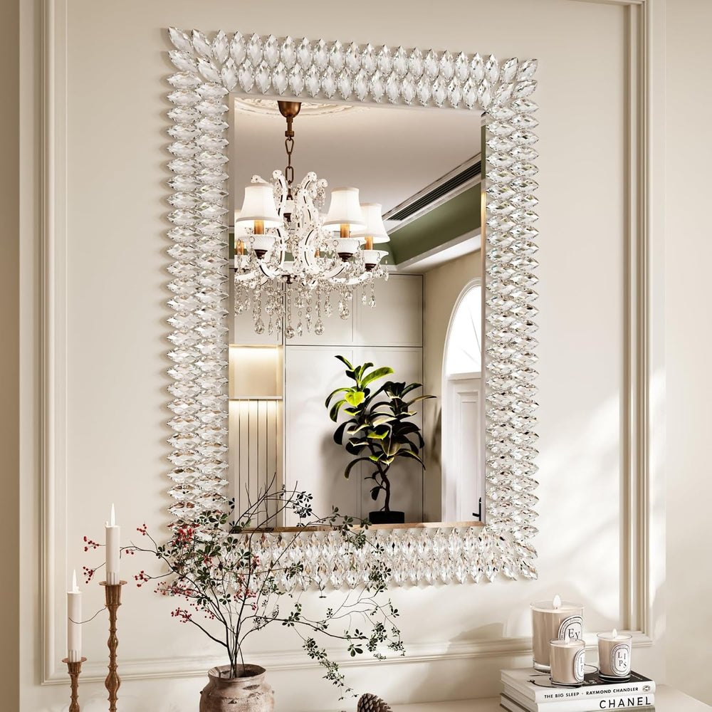 Kelly Miller 28"x40" Jeweled Luxury Rectangle Decorative Wall Mirror