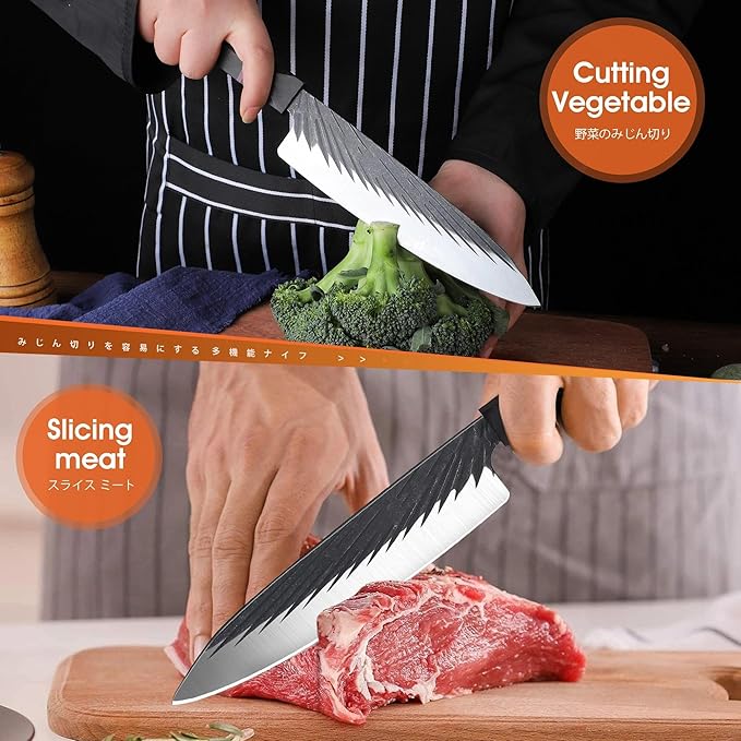 ROCOCO Japanese Chef Santoku Knife