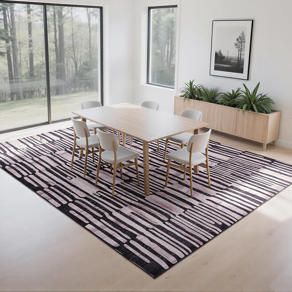 8x10 Moroccan Retro Washable Area Rugs for Living Room,Bedroom,Dining Room