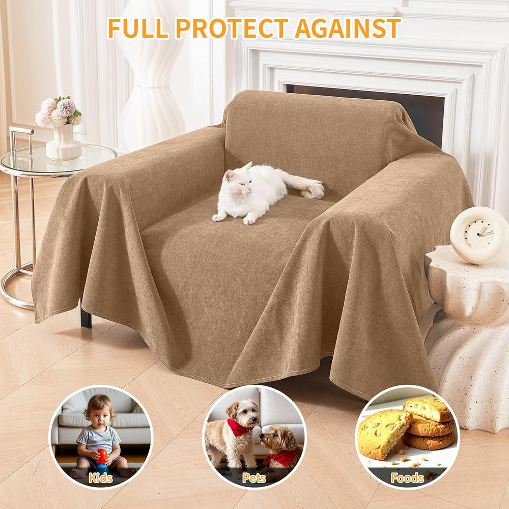 Deep Dream Cat-Scratch Resistant Armchair Couch Cover, Waterproof Sofa Cover ...