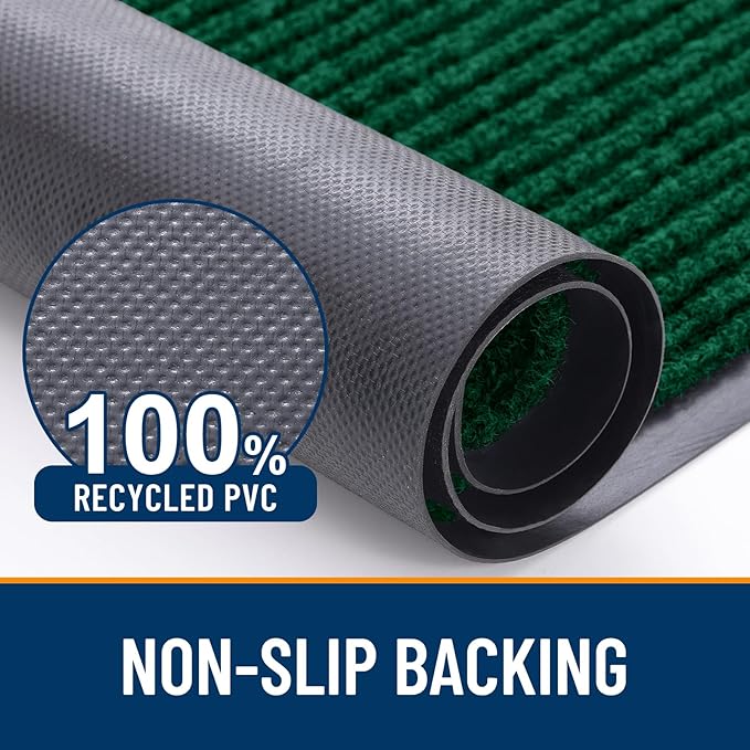 OLANLY Front Door Mat Indoor Outdoor Entrance, Waterproof Heavy Duty Doormat