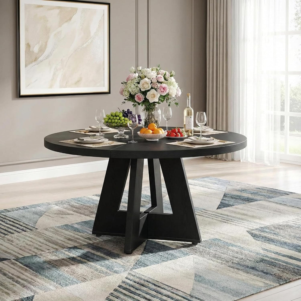 Lailang 47 Inch Dining Table, Small Dining Room Tables, Round Kitchen Tables,...