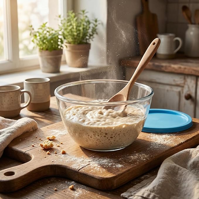 Glass Sourdough Mixing Bowls