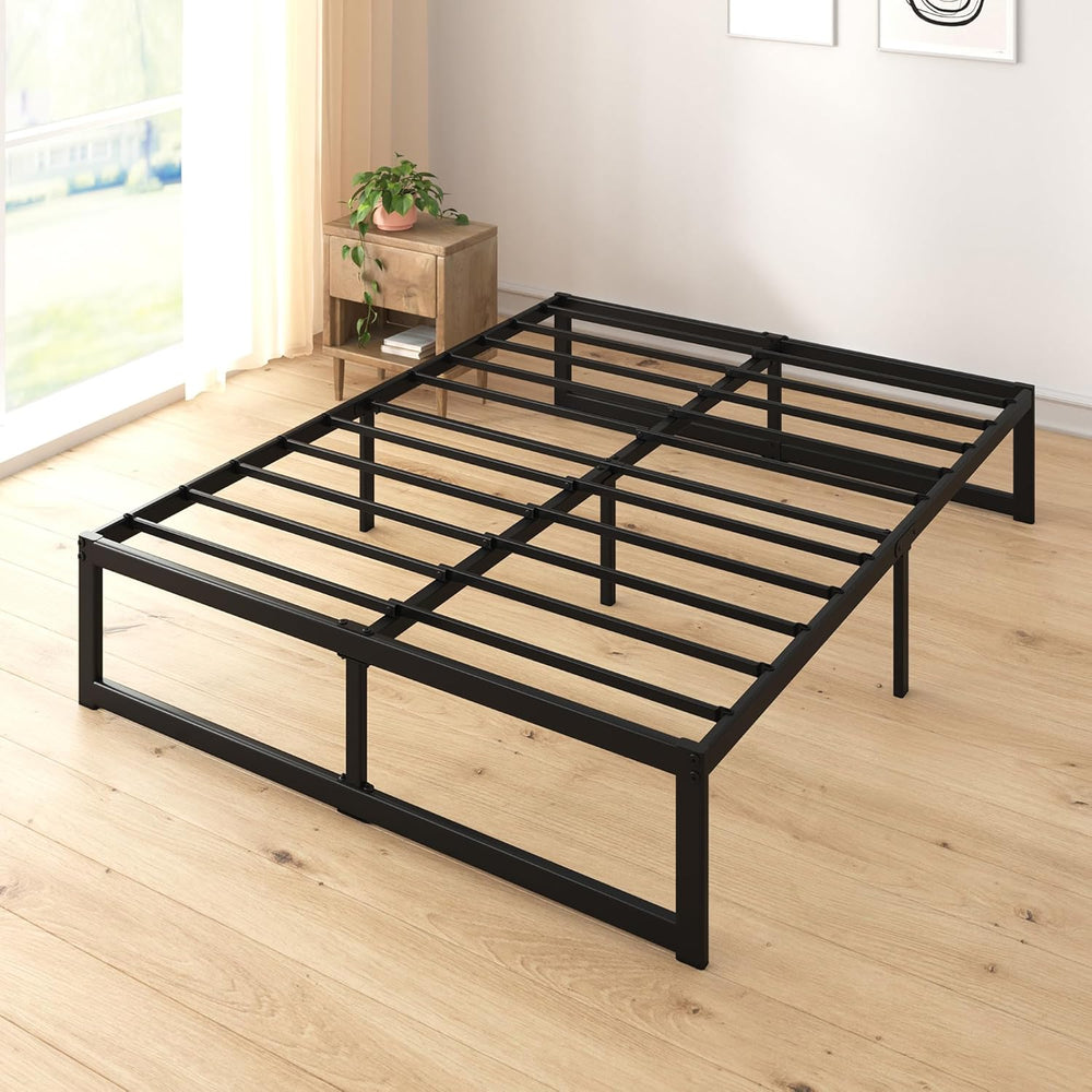 Zinus ABEL 14 Inch Platform Bed Frame, Steel Slat Support, Easy Assembly, No ...