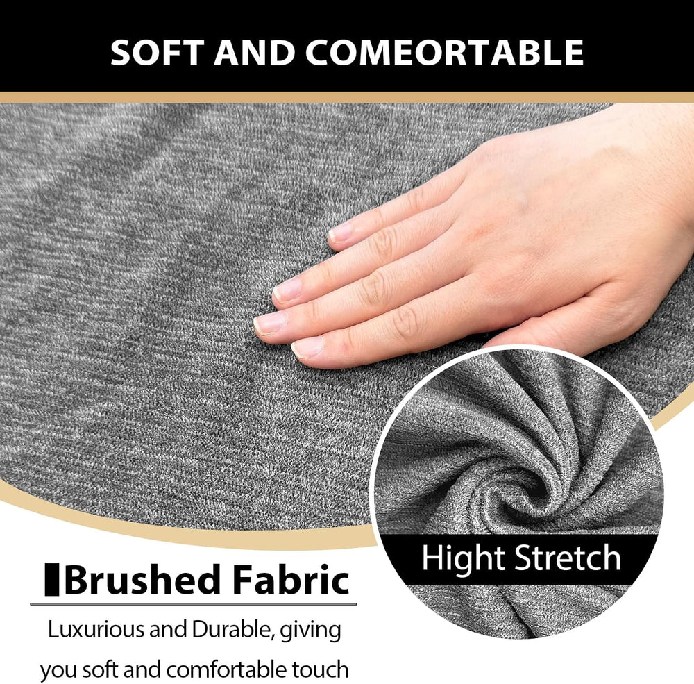 Sofa Cover 2 Pieces T Cushion Chair Covers with Arms Super Stretch Chair Slip...